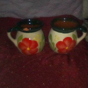 Beautiful floral print mugs